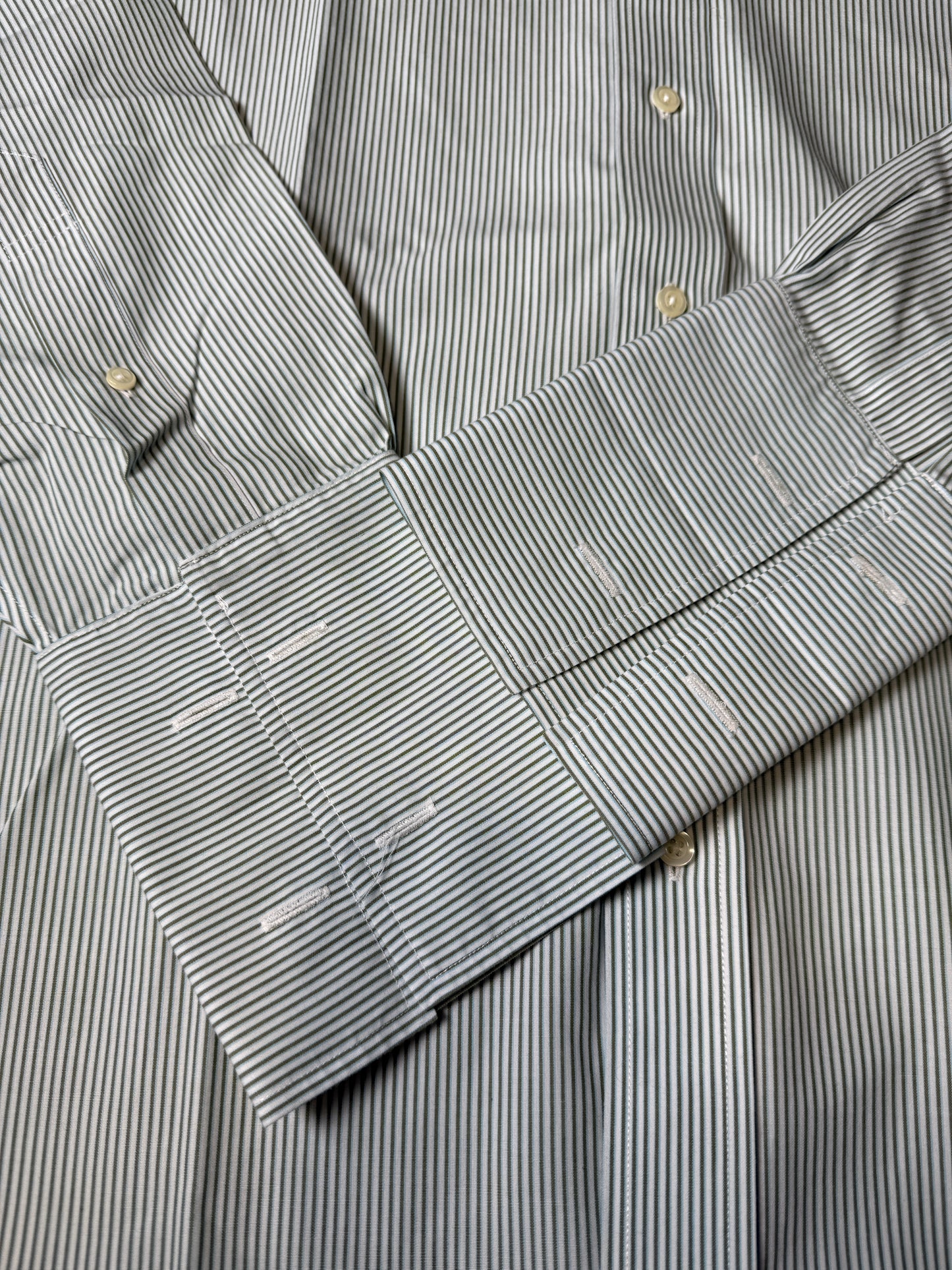 Camicia Brooks Brothers a righe con polsini da gemelli - tg. L collo 16 (42)