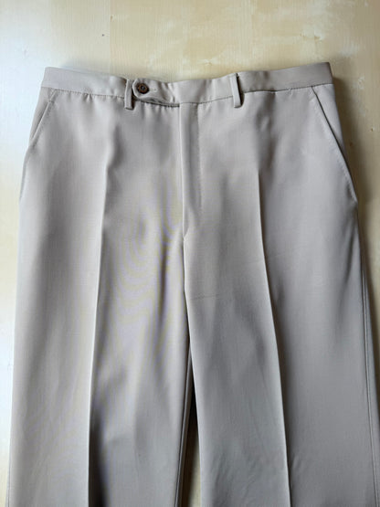 Completo anni ‘70 twill pettinato beige - tg. 46/48