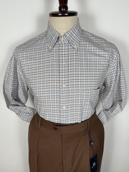 Camicia Loro Piana quadri tattersall - L