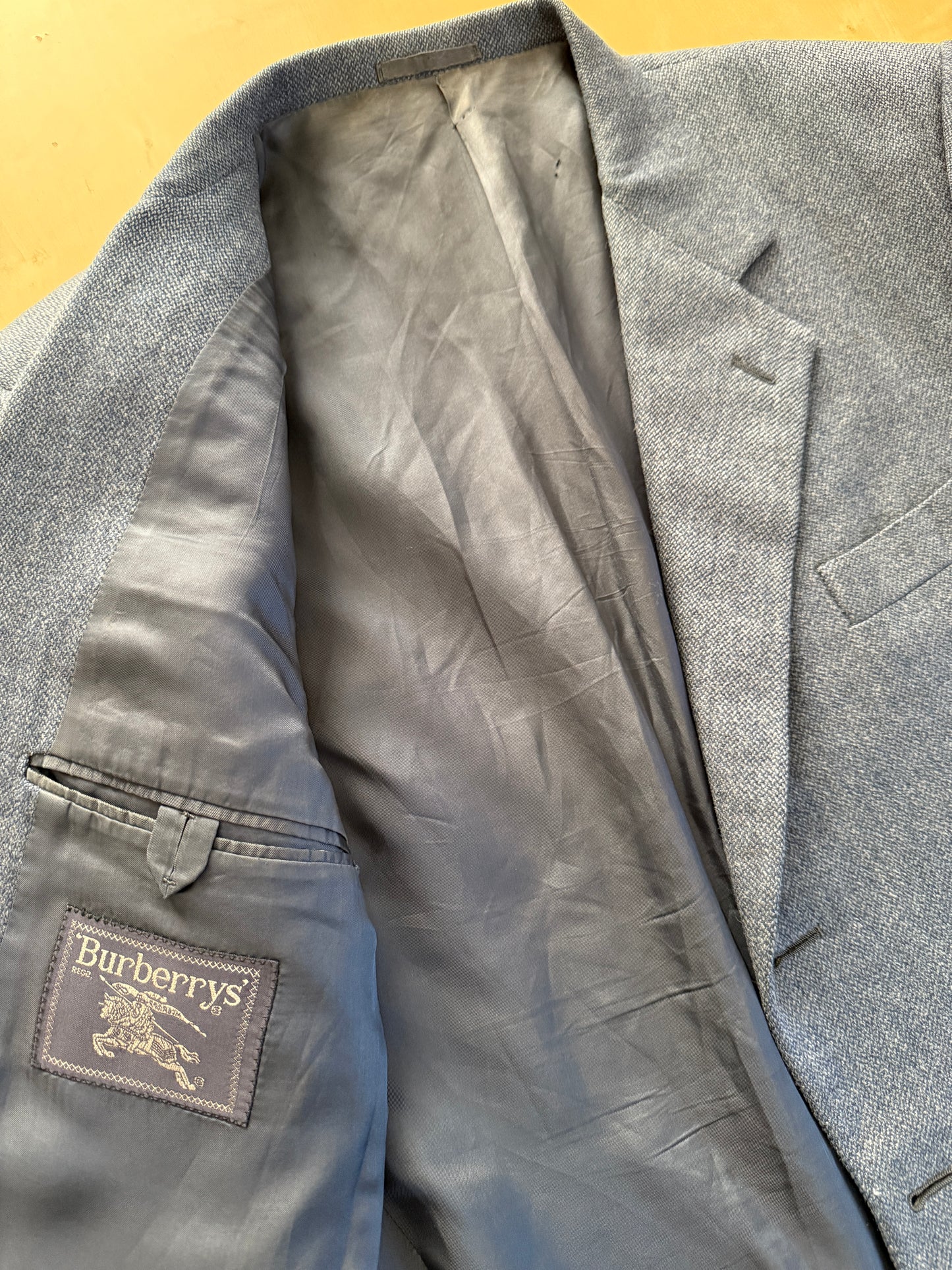 Giacca Burberrys in lana e cashmere blu - tg. 52