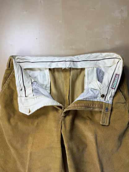 Pantaloni De Paz velluto a coste senape - tg. 50