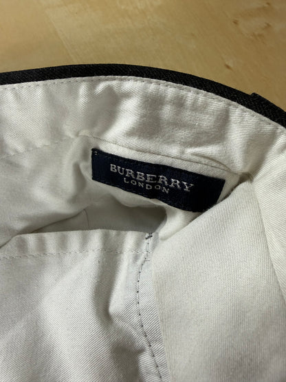 Pantaloni Burberry flanella pettinata antracite - tg. 50