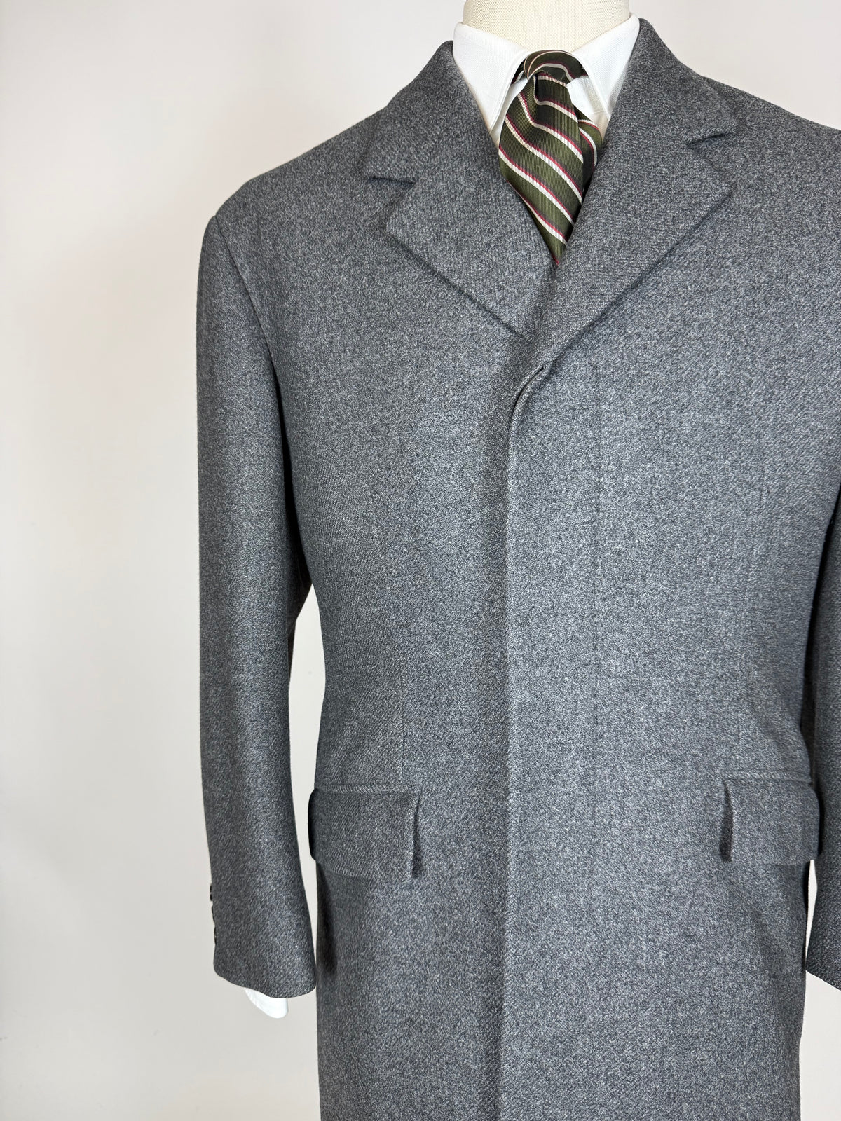 Cappotto sartoriale grigio anni '60 - tg. 46-48