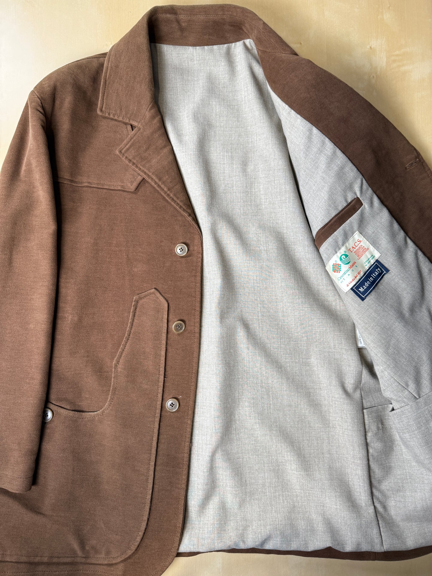 Giacca maremmana in fustagno marrone - tg. 54