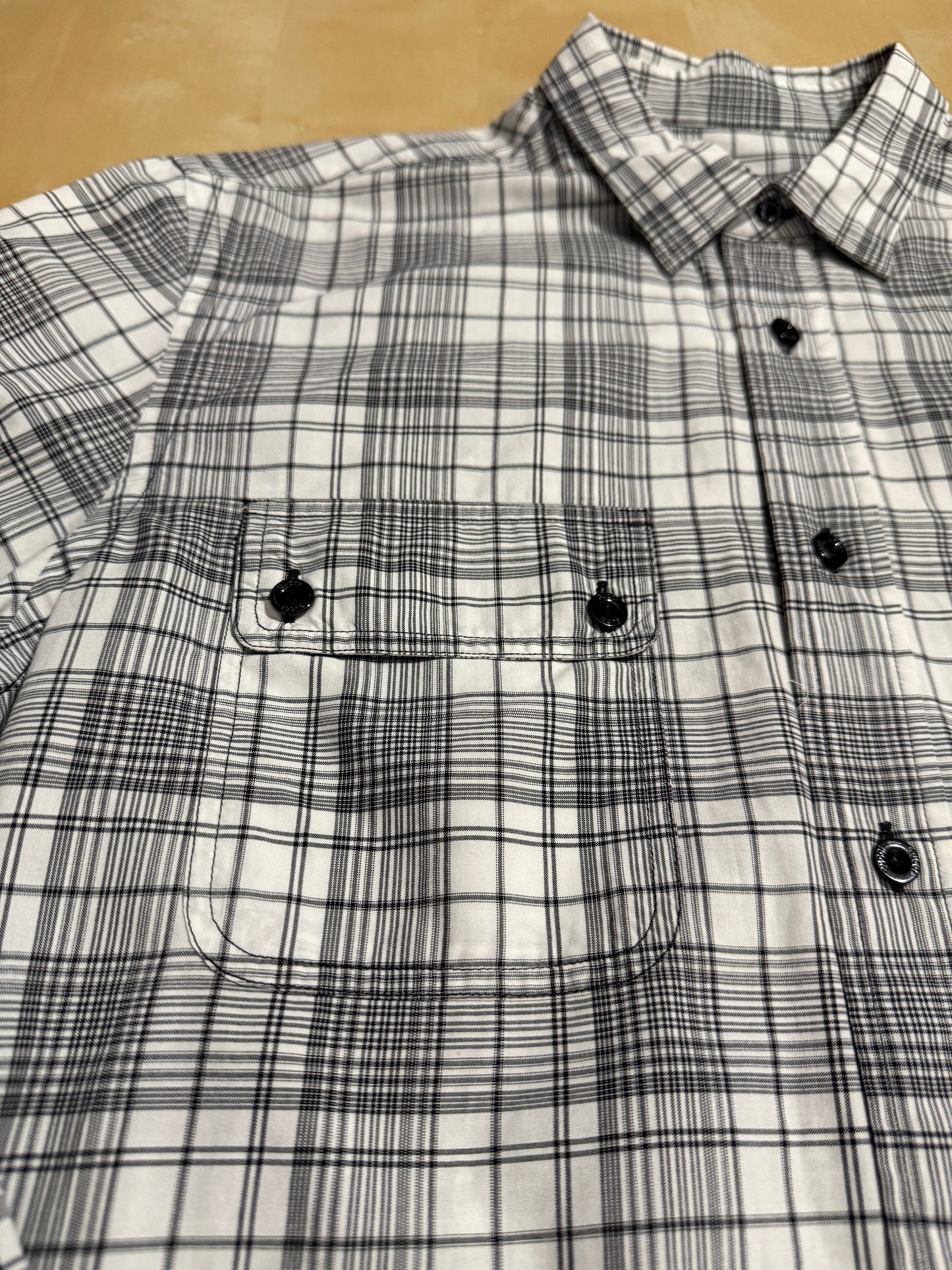 Camicia Gucci quadri glen check - S/M, collo 39