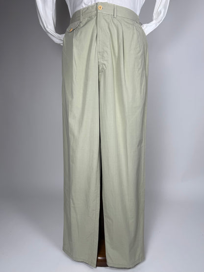 Pantaloni Valentino Jeans anni '80 tela di cotone - tg. 52