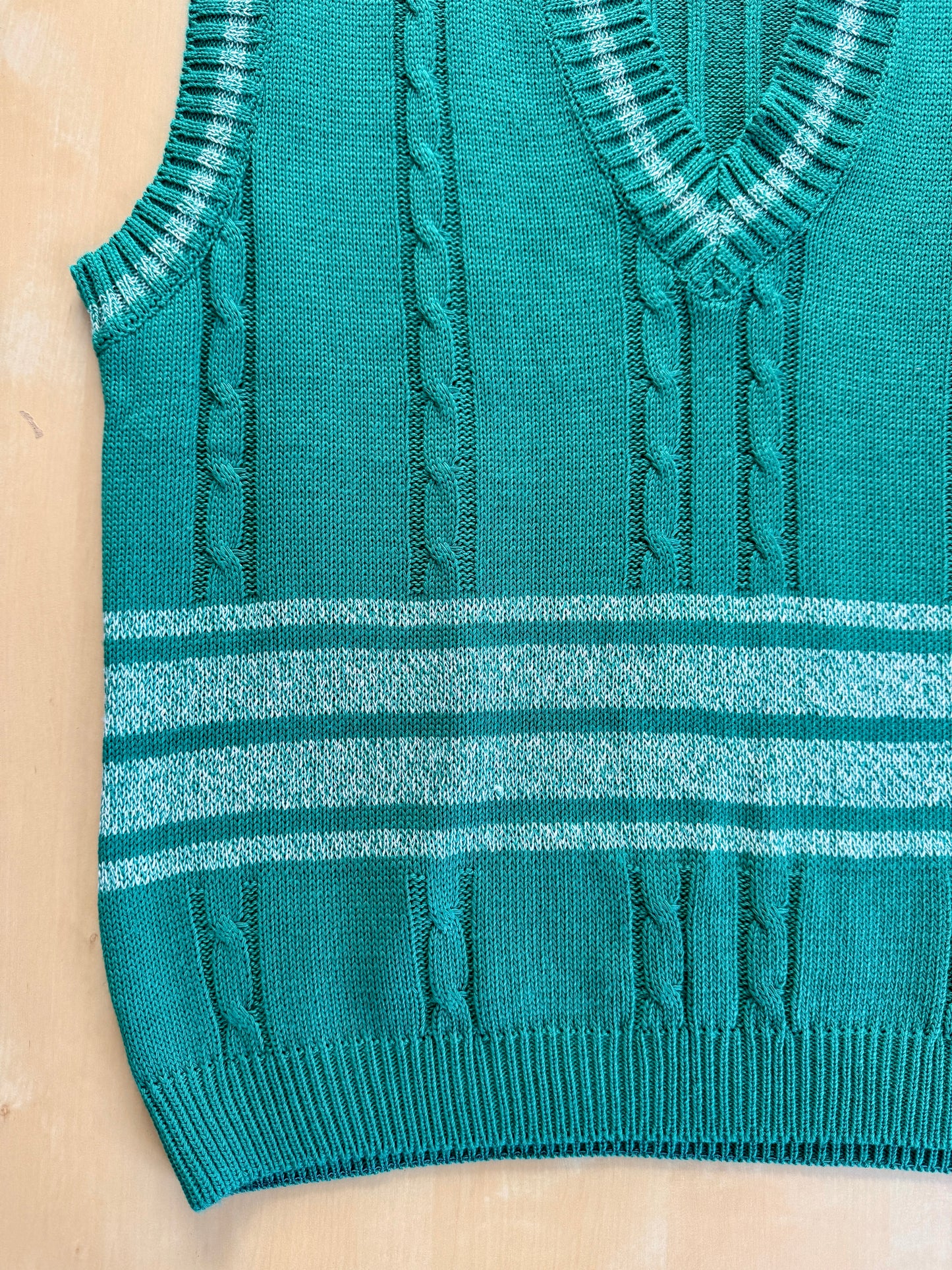 Gilet smanicato stile college anni ‘80 - XL