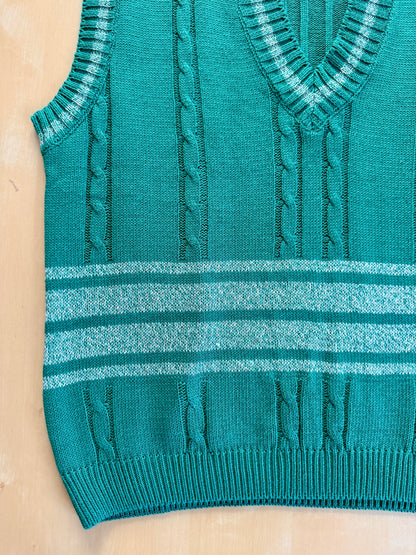 Gilet smanicato stile college anni ‘80 - XL