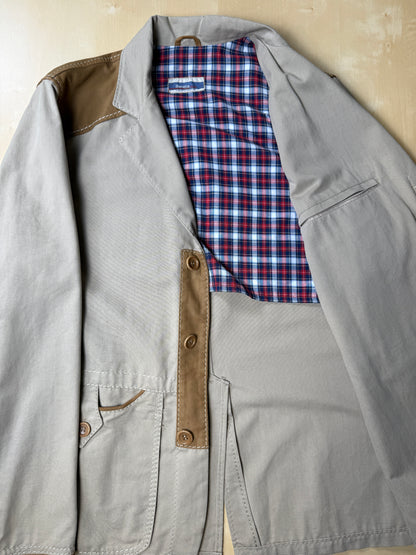 Giacca da caccia sahariana Beretta con inserti in pelle - tg. 50