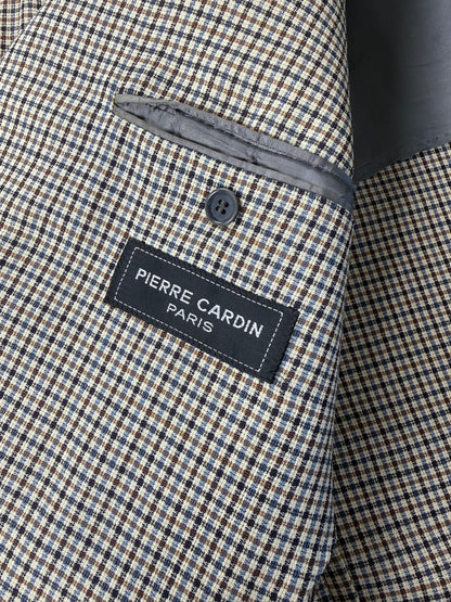 Giacca estiva Pierre Cardin anni '90 super twist quadretti - tg. 50