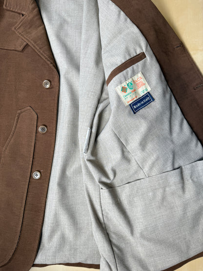 Giacca maremmana in fustagno marrone - tg. 54