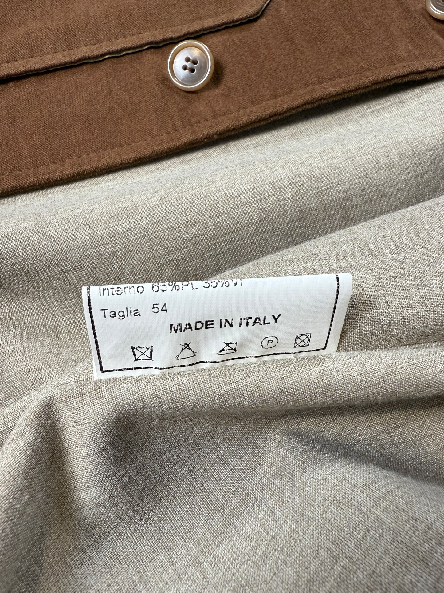 Giacca maremmana in fustagno marrone - tg. 54