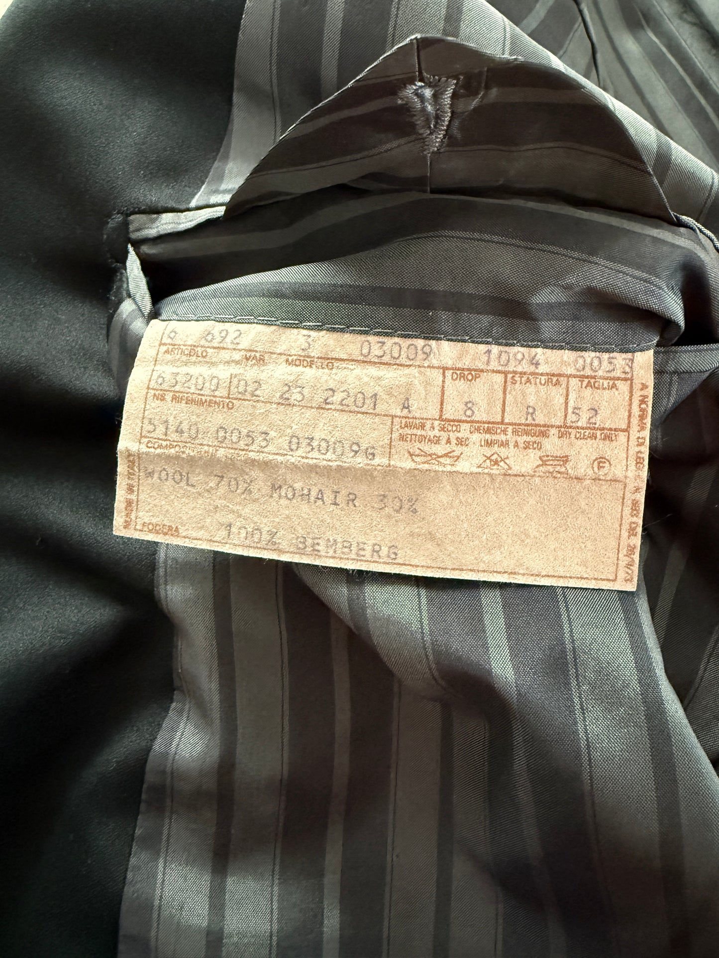 Giacca da sera anni ‘80 in lana e mohair - tg. 52/54