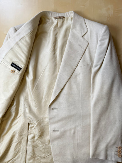 Giacca Lanvin anni '70/'80 in pura seta avorio - tg. 48