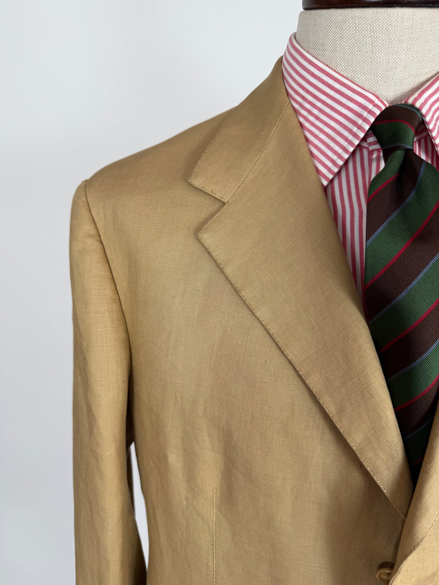 Completo sartoriale F. Di Marco lino irlandese beige - tg. 52 corta