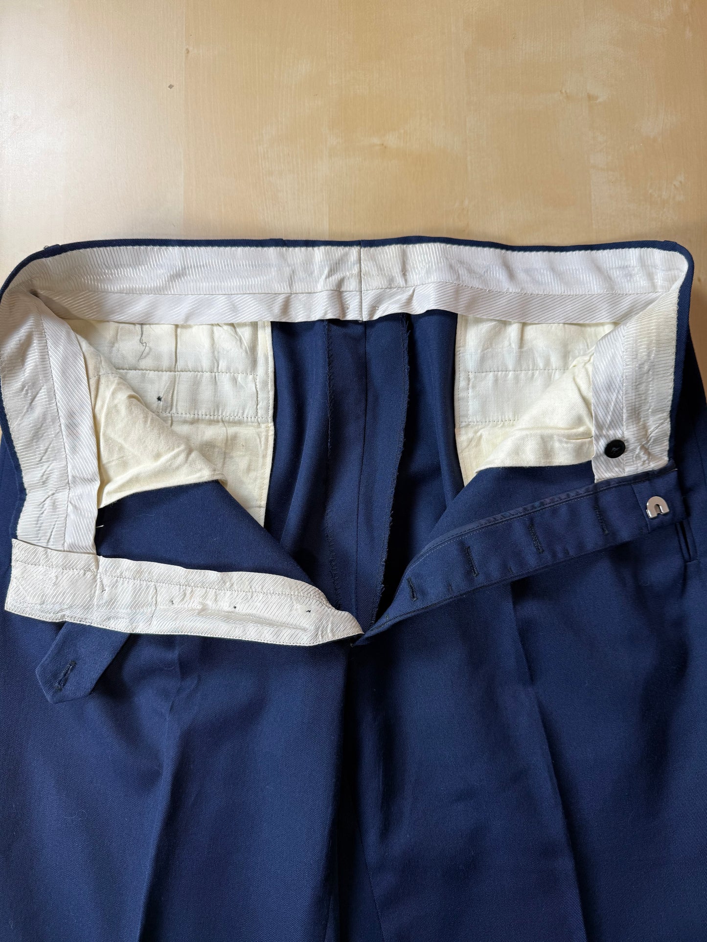 Completo anni ‘60 twill pettinato blu - tg. 48/50