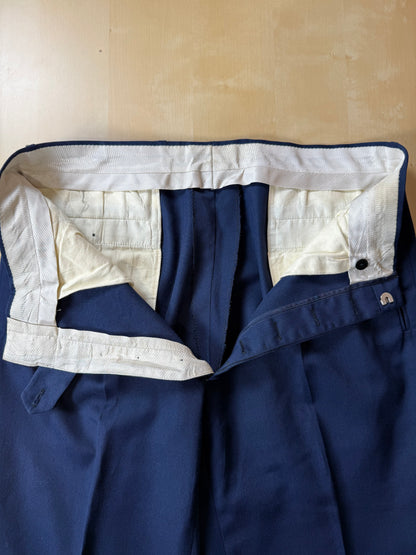 Completo anni ‘60 twill pettinato blu - tg. 48/50
