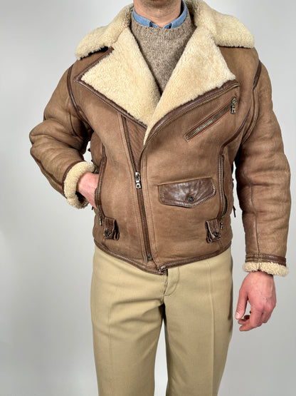 Chiodo in shearling Emporio Armani anni ‘80 - M