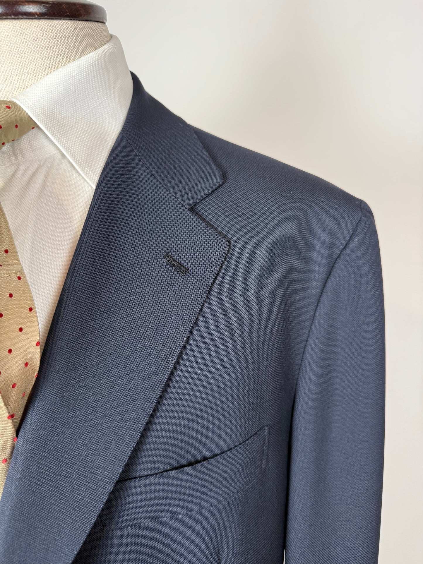 Giacca sartoriale grisaglia blu - tg. 58/60