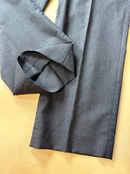 Pantaloni fresco lana grigio antracite - tg. 50