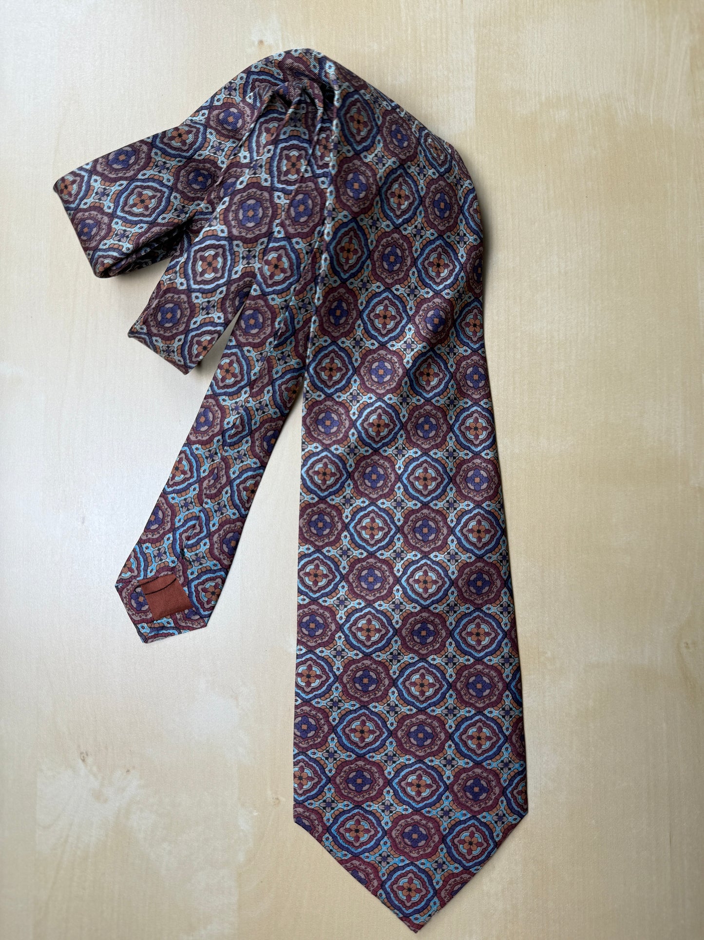 Cravatta fantasia rosette mandala