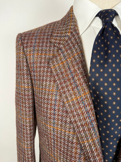 Giacca anni ‘80 in Harris Tweed shepherd’s check - tg. 48