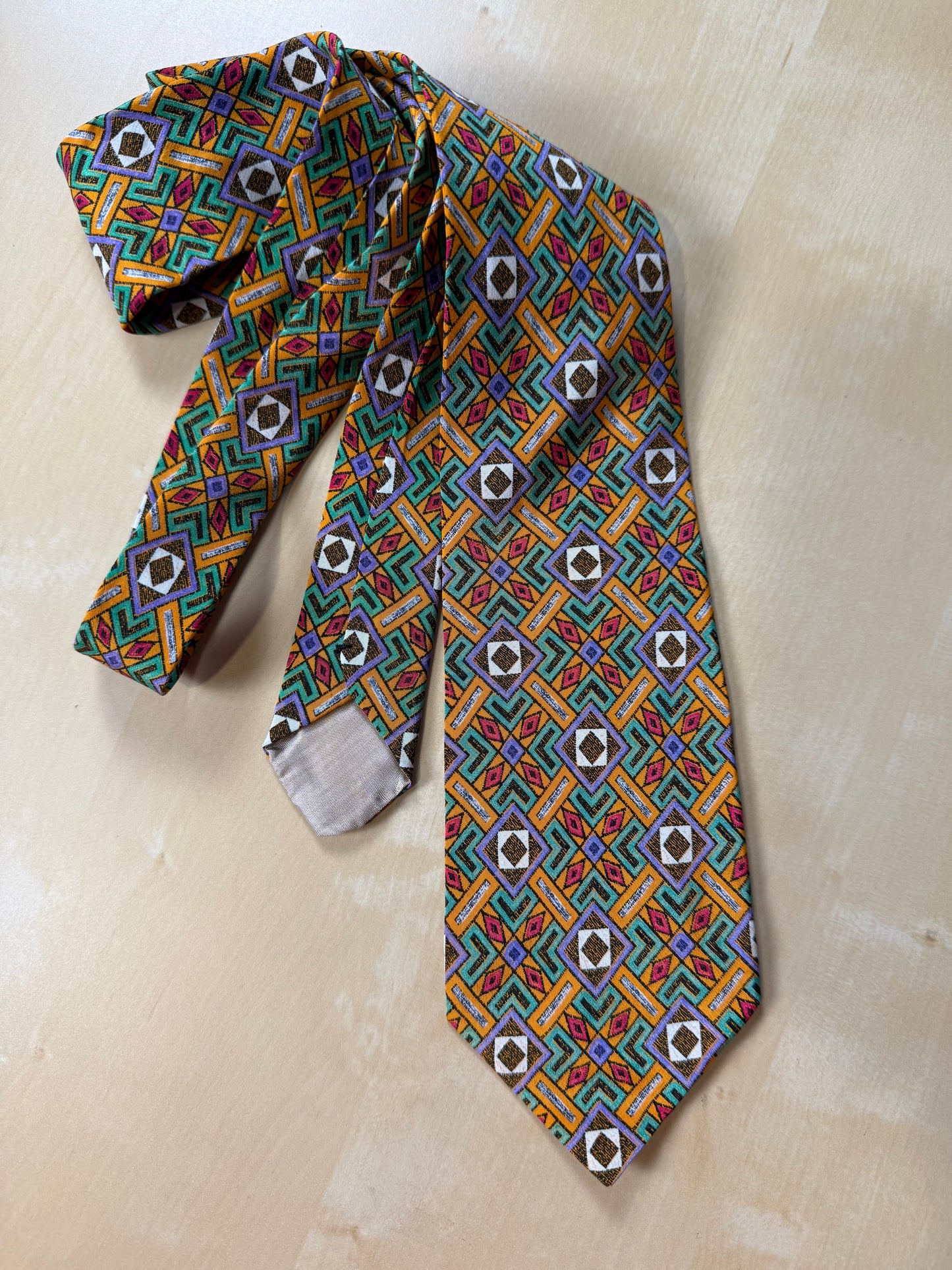 Cravatta Missoni vintage geometrica