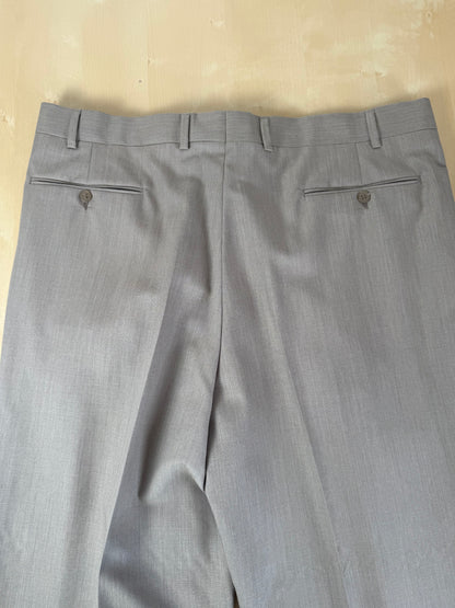 Completo fresco lana verde cachi-oliva anni '80 (NOS) - tg. 56