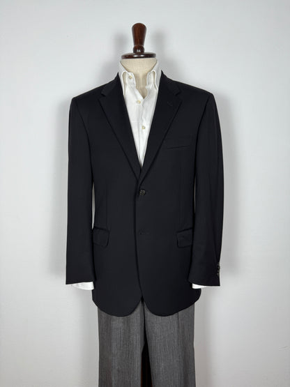 Giacca Corneliani in twill di lana nero - tg. 50/52