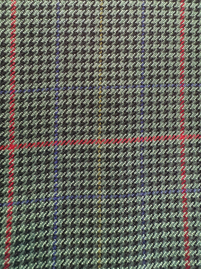 Giacca made-to-measure flanella pettinata pied-de-poule finestrato - tg. 50