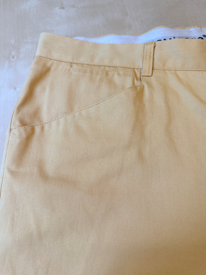 Pantalone chino color giallo crema - tg. 56/58