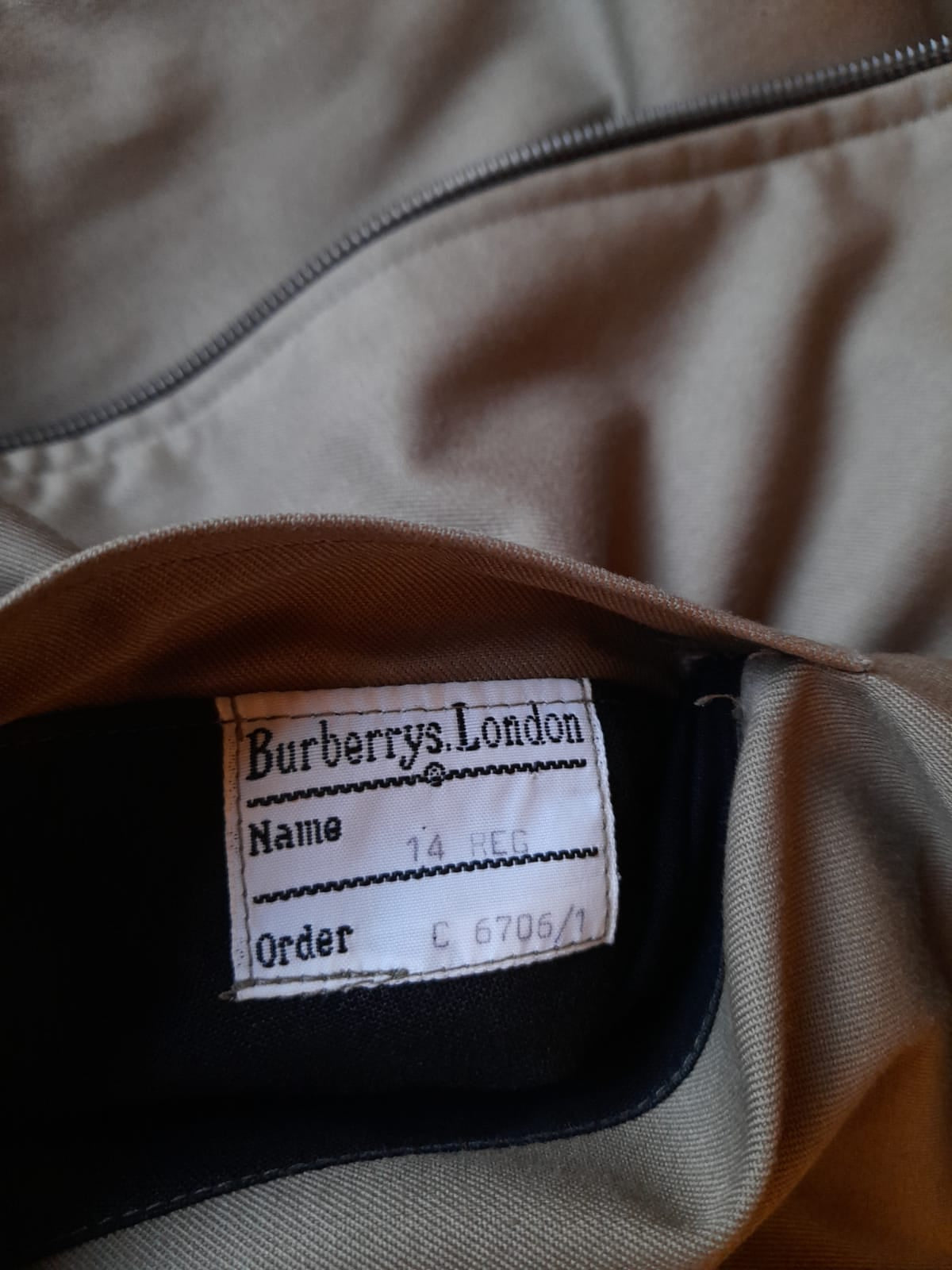 Bomber raglan Burberrys vintage - tg. 44/46