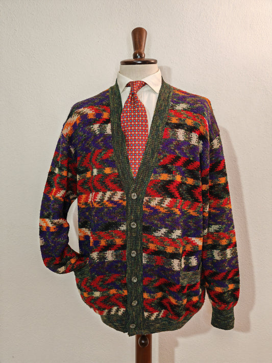 Cardigan Missoni Sport vintage misto lana tg. L