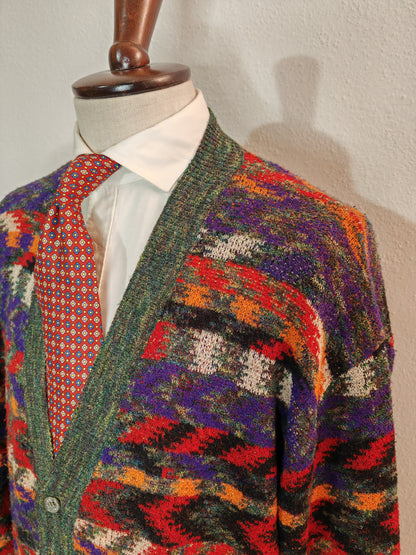 Cardigan Missoni Sport vintage misto lana tg. L