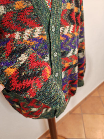 Cardigan Missoni Sport vintage misto lana tg. L