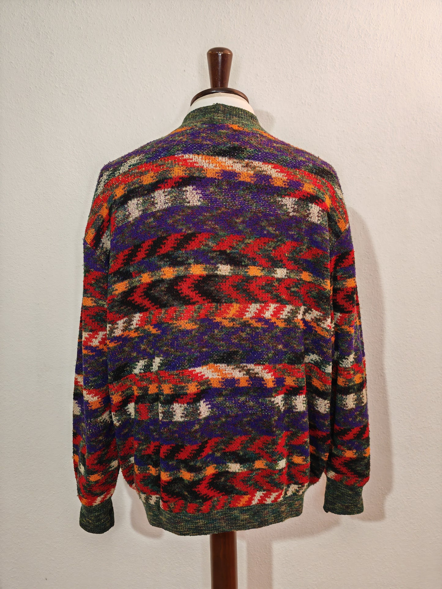 Cardigan Missoni Sport vintage misto lana tg. L