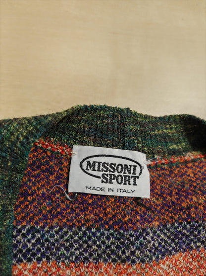 Cardigan Missoni Sport vintage misto lana tg. L