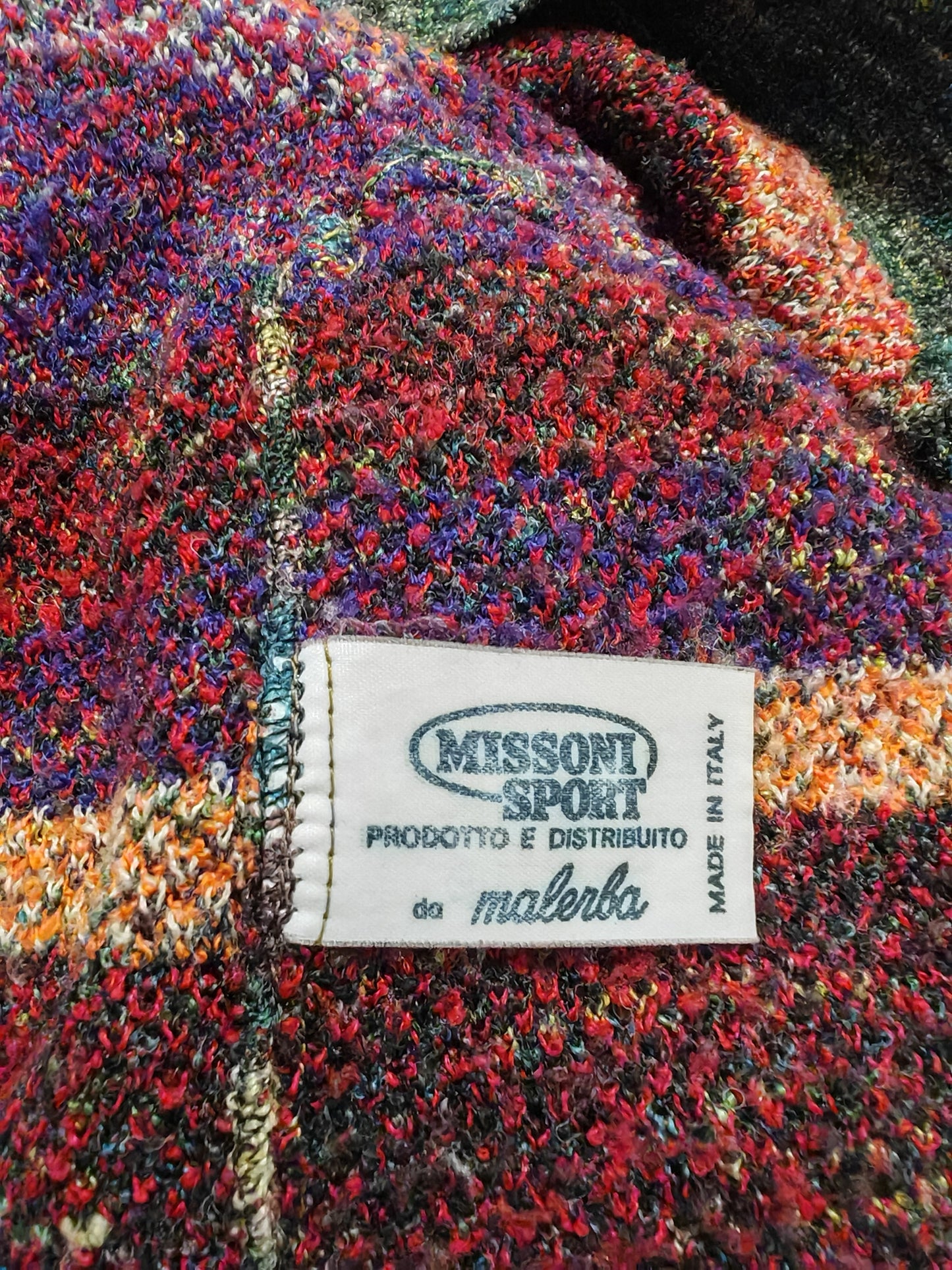 Cardigan Missoni Sport vintage misto lana tg. L