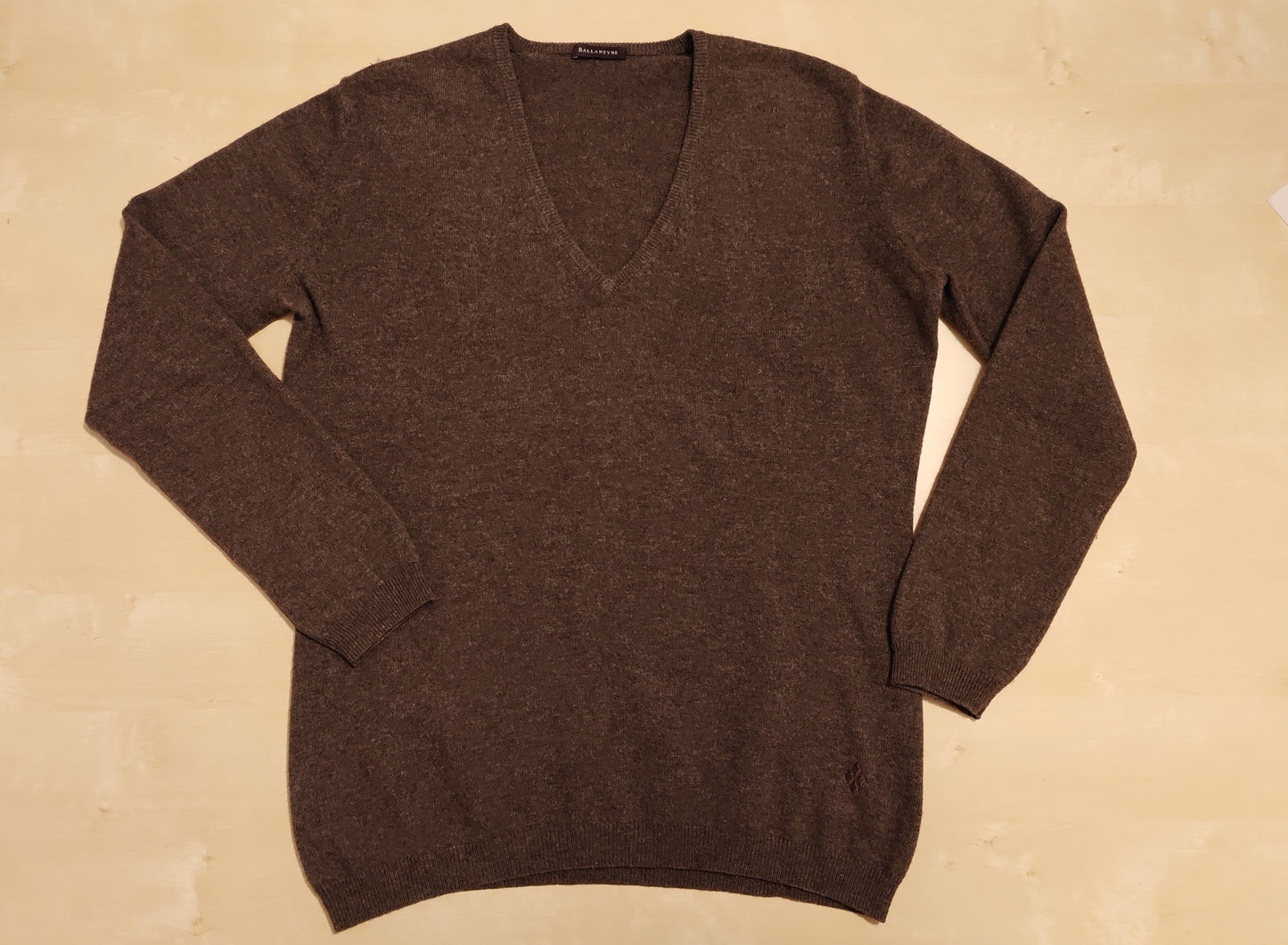 Pullover Ballantyne marrone lana e cashmere tg. 48