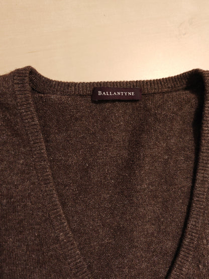 Pullover Ballantyne marrone lana e cashmere tg. 48