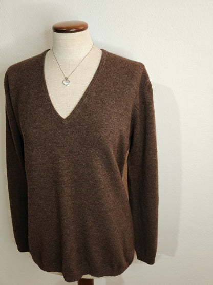 Pullover Ballantyne marrone lana e cashmere tg. 48