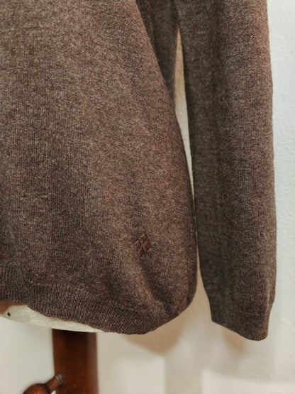 Pullover Ballantyne marrone lana e cashmere tg. 48