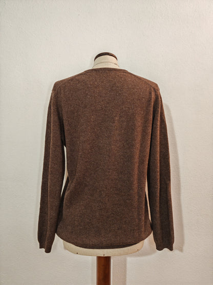 Pullover Ballantyne marrone lana e cashmere tg. 48