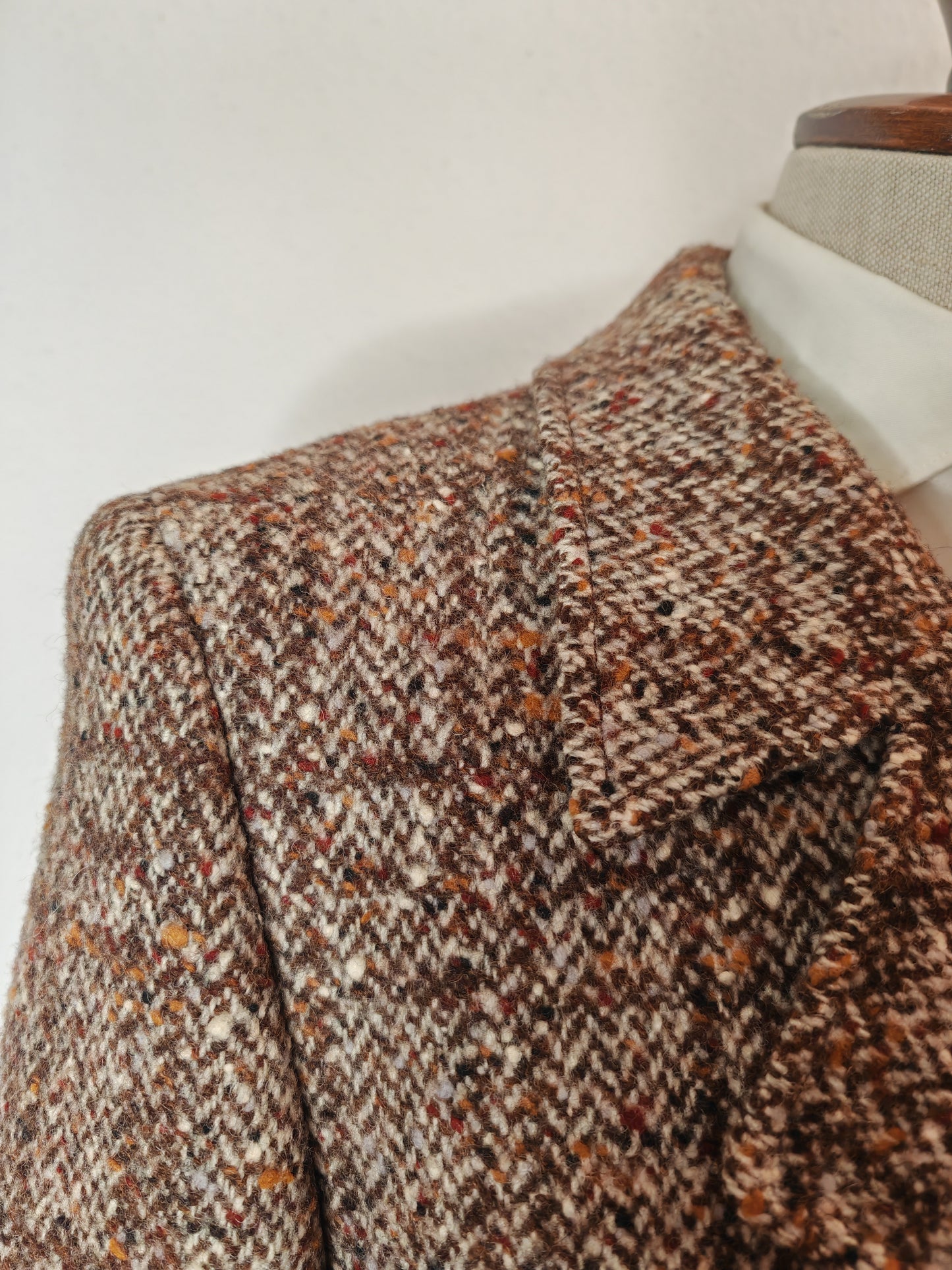 Cappotto in tweed donegal tg. 50/52