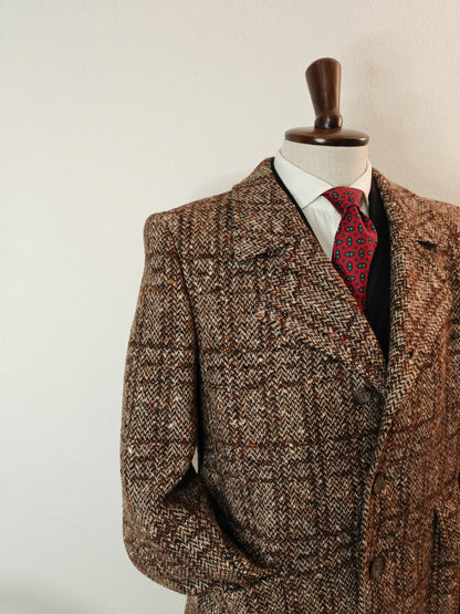 Cappotto in tweed donegal tg. 50/52