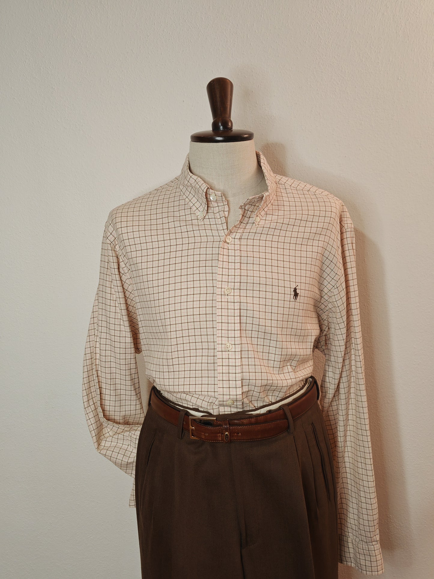 Camicia Ralph Lauren tattersall Flanella XXL