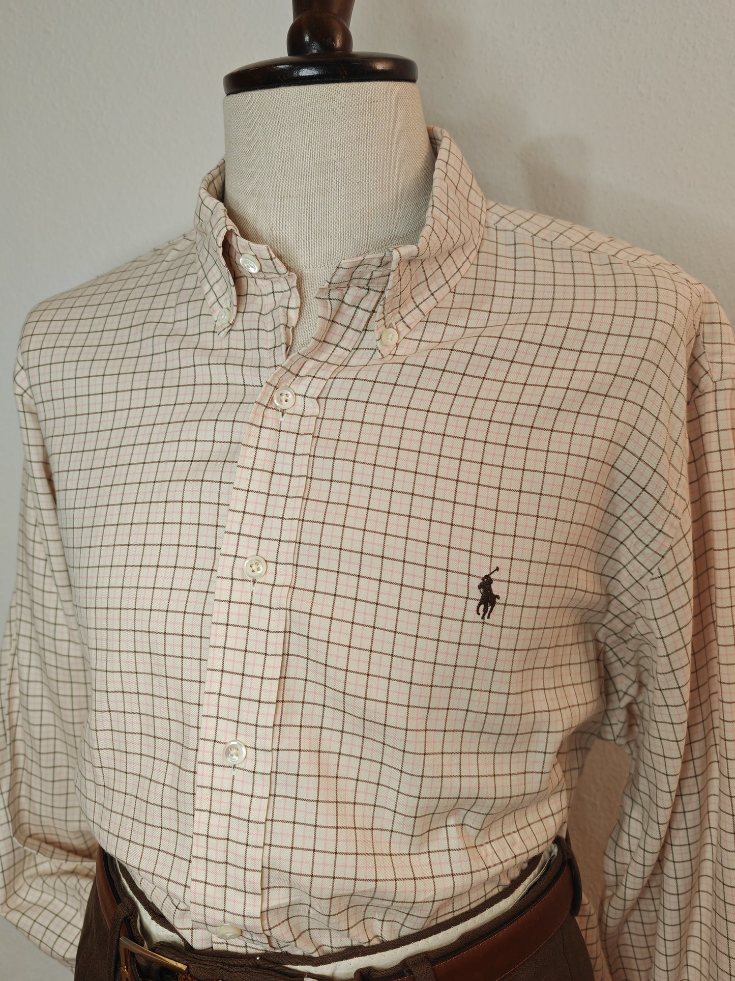 Camicia Ralph Lauren tattersall Flanella XXL