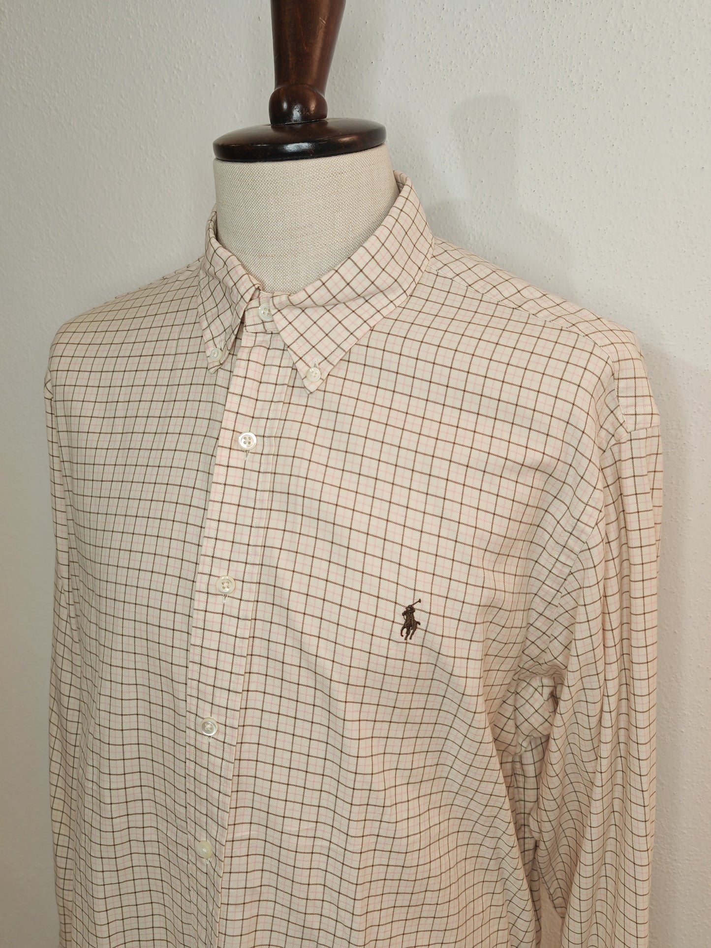 Camicia Ralph Lauren tattersall Flanella XXL