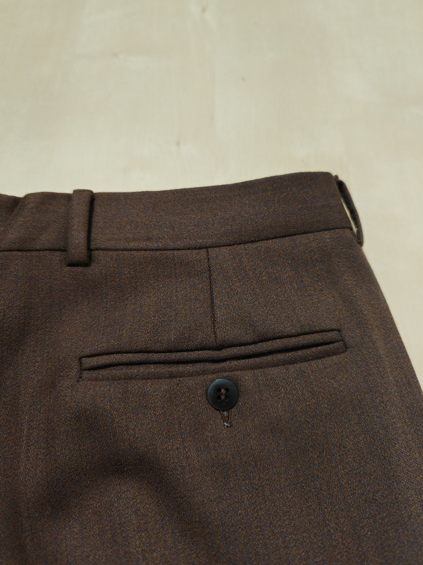 Pantaloni marroni lana - tg. 50