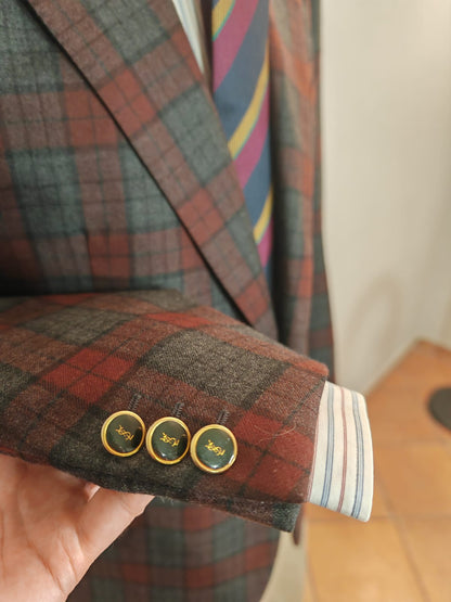 Blazer Yves Saint Laurent tartan vintage - tg. 52